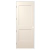 Codel Doors 28" x 96" x 1-3/8" Primed 2-Panel Monroe Molded Hollow Core 7-1/4" RH Prehung Door w/Stn Nickel Hngs 2480MHCMONRH15714